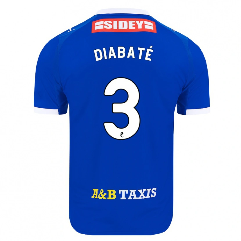 Danxen Kvinnor Cheick Diabaté #3 Blå Röd Gul Hemmatröja Matchtröjor 2026/27 Tröjor T-Tröja