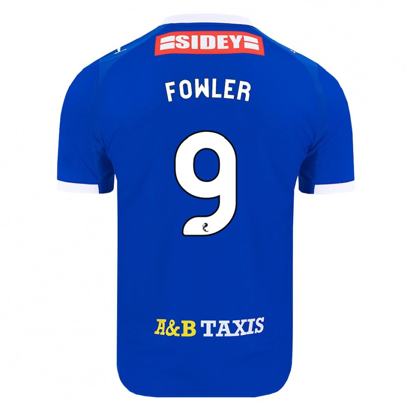 Danxen Kvinnor Josh Fowler #9 Blå Röd Gul Hemmatröja Matchtröjor 2026/27 Tröjor T-Tröja