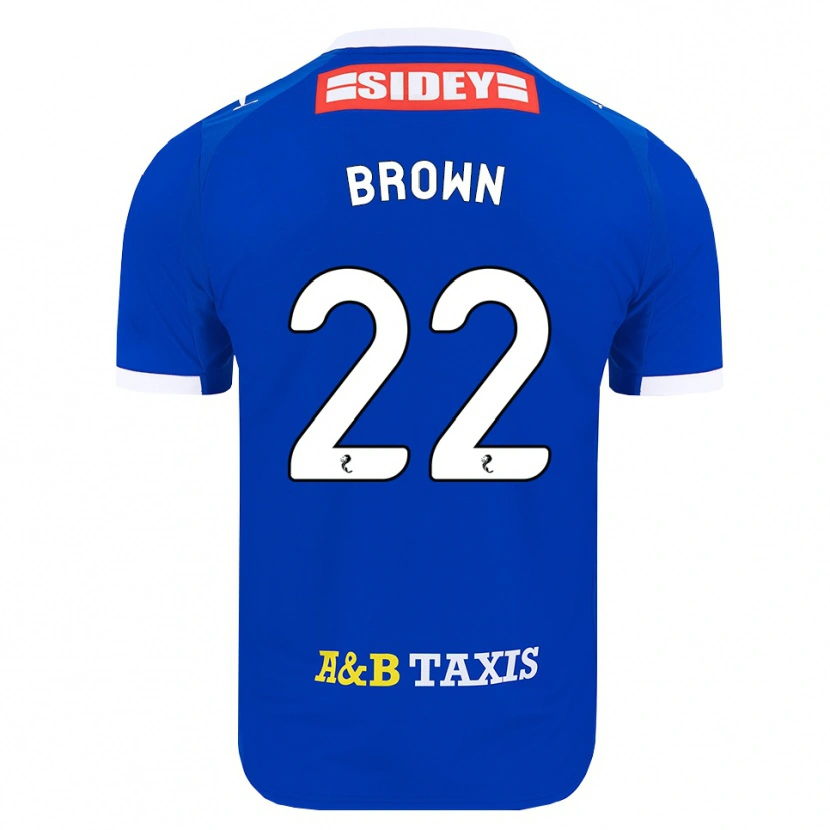 Danxen Kvinnor Cameron Brown #22 Blå Röd Gul Hemmatröja Matchtröjor 2026/27 Tröjor T-Tröja