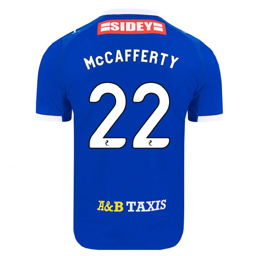 Danxen Kvinnor Eirinn Mccafferty #22 Blå Röd Gul Hemmatröja Matchtröjor 2026/27 Tröjor T-Tröja