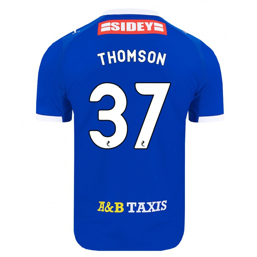 Danxen Kvinnor Kyle Thomson #37 Blå Röd Gul Hemmatröja Matchtröjor 2026/27 Tröjor T-Tröja