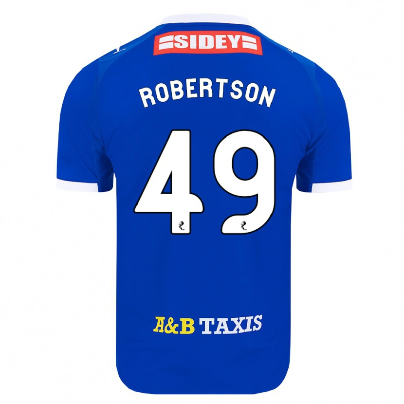 Danxen Kvinnor Jack Robertson #49 Blå Röd Gul Hemmatröja Matchtröjor 2026/27 Tröjor T-Tröja
