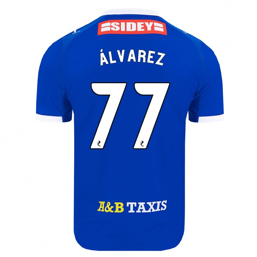 Danxen Kvinnor Unax Álvarez #77 Blå Röd Gul Hemmatröja Matchtröjor 2026/27 Tröjor T-Tröja