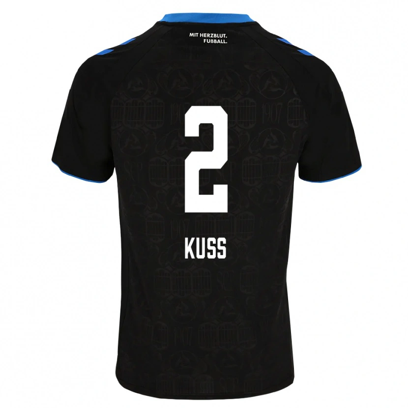 Danxen Kvinnor Damian Kuss #2 Svart Vit Röd Hemmatröja Matchtröjor 2026/27 Tröjor T-Tröja
