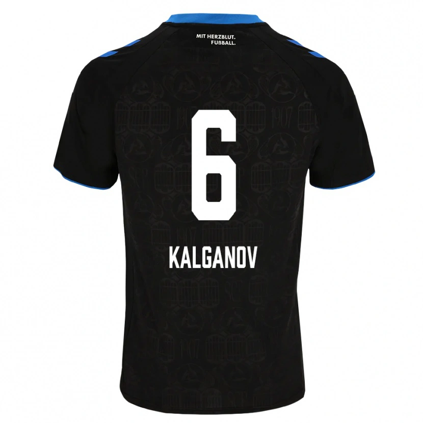 Danxen Kvinnor Levin Kalganov #6 Svart Vit Röd Hemmatröja Matchtröjor 2026/27 Tröjor T-Tröja