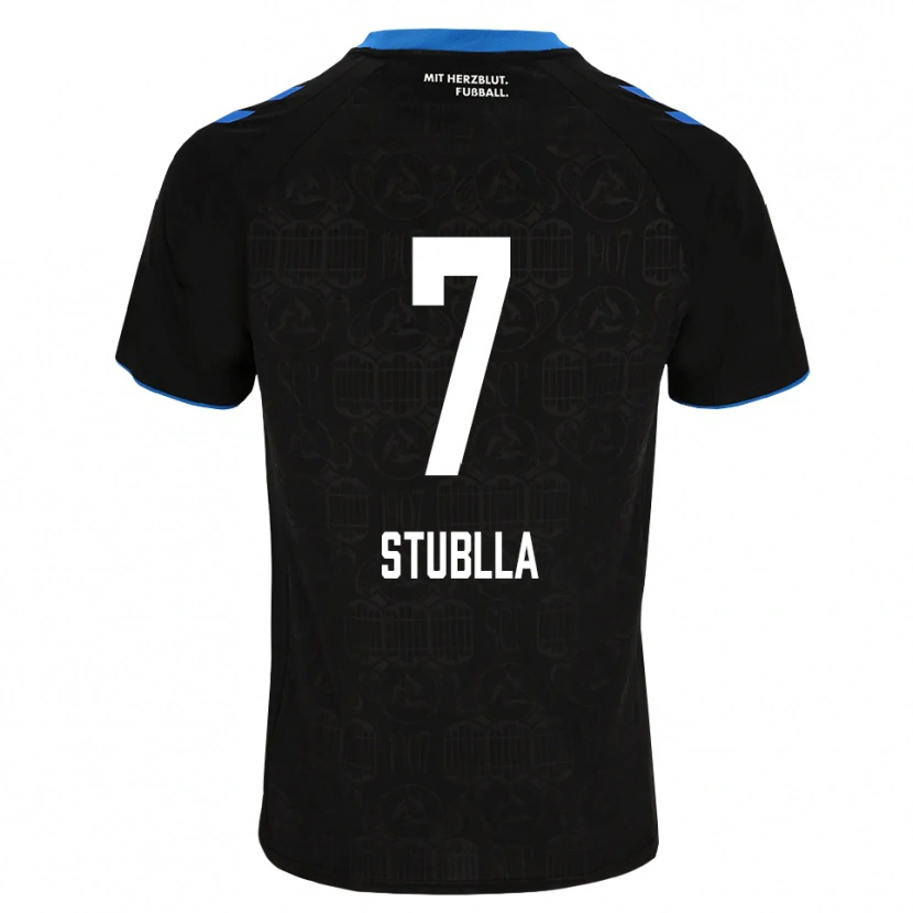 Danxen Kvinnor Shkrep Stublla #7 Svart Vit Röd Hemmatröja Matchtröjor 2026/27 Tröjor T-Tröja