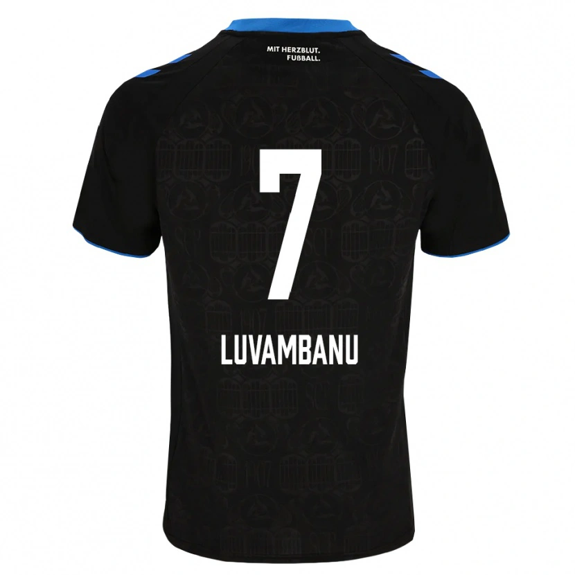 Danxen Kvinnor Danell Luvambanu #7 Svart Vit Röd Hemmatröja Matchtröjor 2026/27 Tröjor T-Tröja