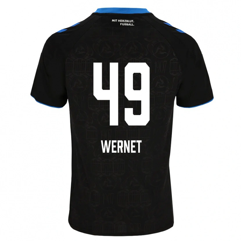 Danxen Kvinnor Vigo Wernet #49 Svart Vit Röd Hemmatröja Matchtröjor 2026/27 Tröjor T-Tröja