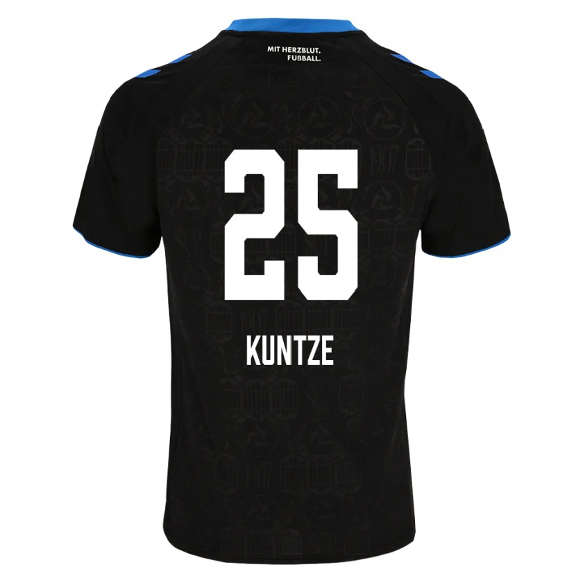 Danxen Kvinnor Jakob Kuntze #25 Svart Vit Röd Hemmatröja Matchtröjor 2026/27 Tröjor T-Tröja