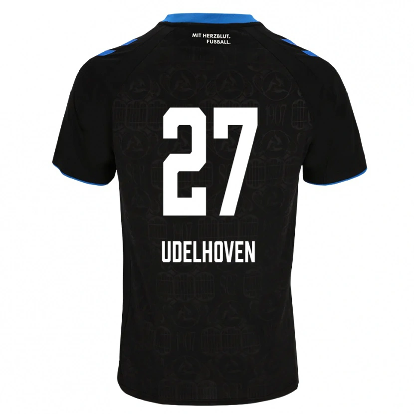 Danxen Kvinnor Joel Udelhoven #27 Svart Vit Röd Hemmatröja Matchtröjor 2026/27 Tröjor T-Tröja