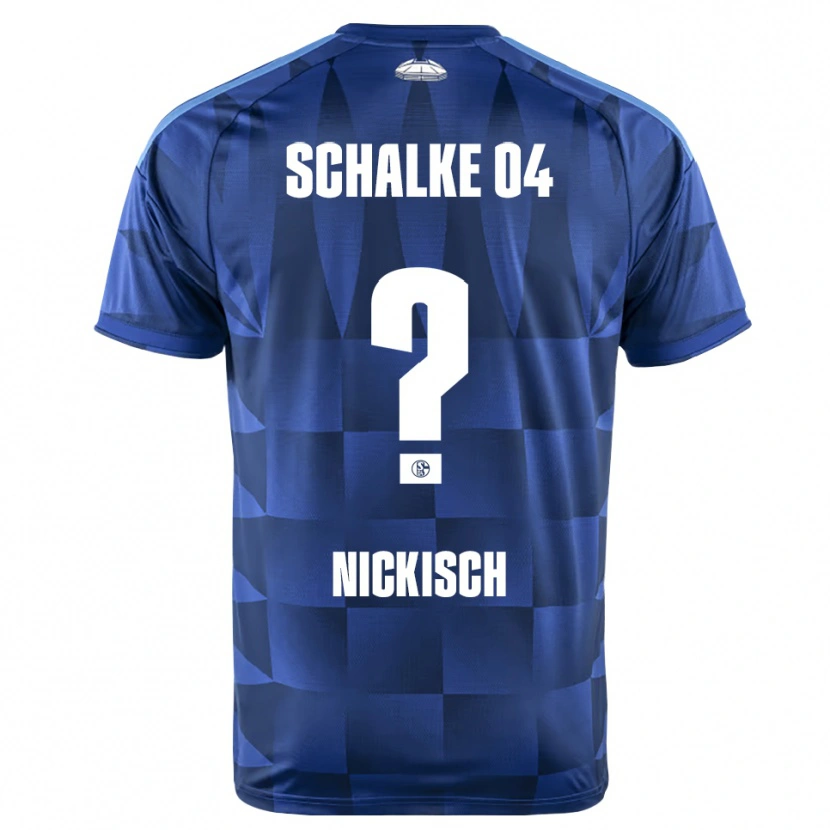Danxen Kvinnor Lino Nickisch #0 Mörkblå Gul Vit Hemmatröja Matchtröjor 2026/27 Tröjor T-Tröja
