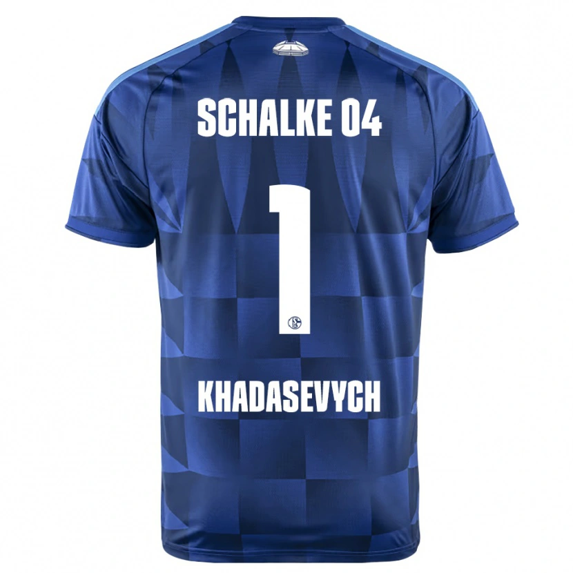 Danxen Kvinnor Kyrylo Khadasevych #1 Mörkblå Gul Vit Hemmatröja Matchtröjor 2026/27 Tröjor T-Tröja