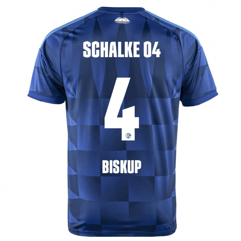 Danxen Kvinnor Michelle Biskup #4 Mörkblå Gul Vit Hemmatröja Matchtröjor 2026/27 Tröjor T-Tröja