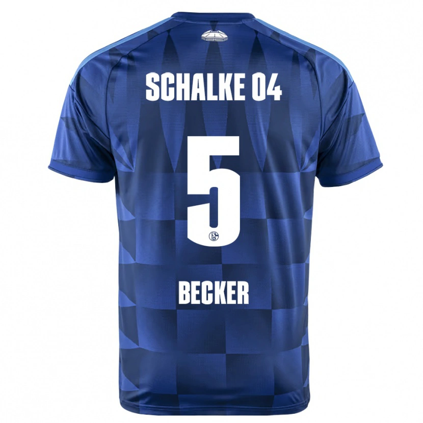 Danxen Kvinnor Timo Becker #5 Mörkblå Gul Vit Hemmatröja Matchtröjor 2026/27 Tröjor T-Tröja