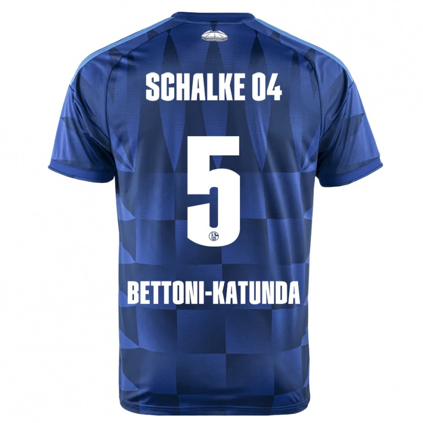 Danxen Kvinnor Claudio Bettoni-Katunda #5 Mörkblå Gul Vit Hemmatröja Matchtröjor 2026/27 Tröjor T-Tröja
