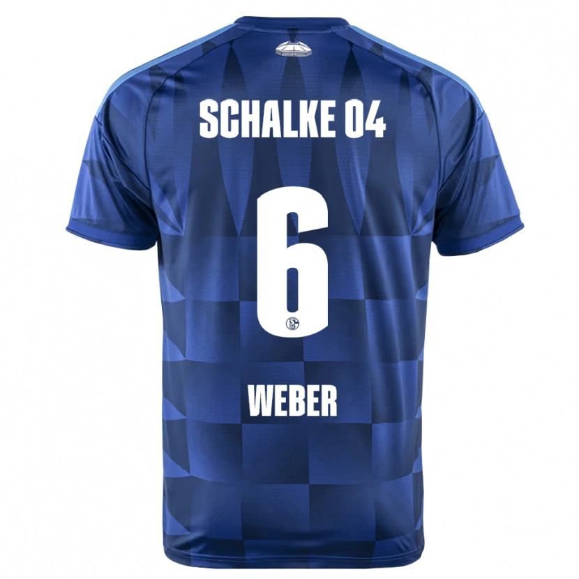 Danxen Kvinnor Ben Weber #6 Mörkblå Gul Vit Hemmatröja Matchtröjor 2026/27 Tröjor T-Tröja