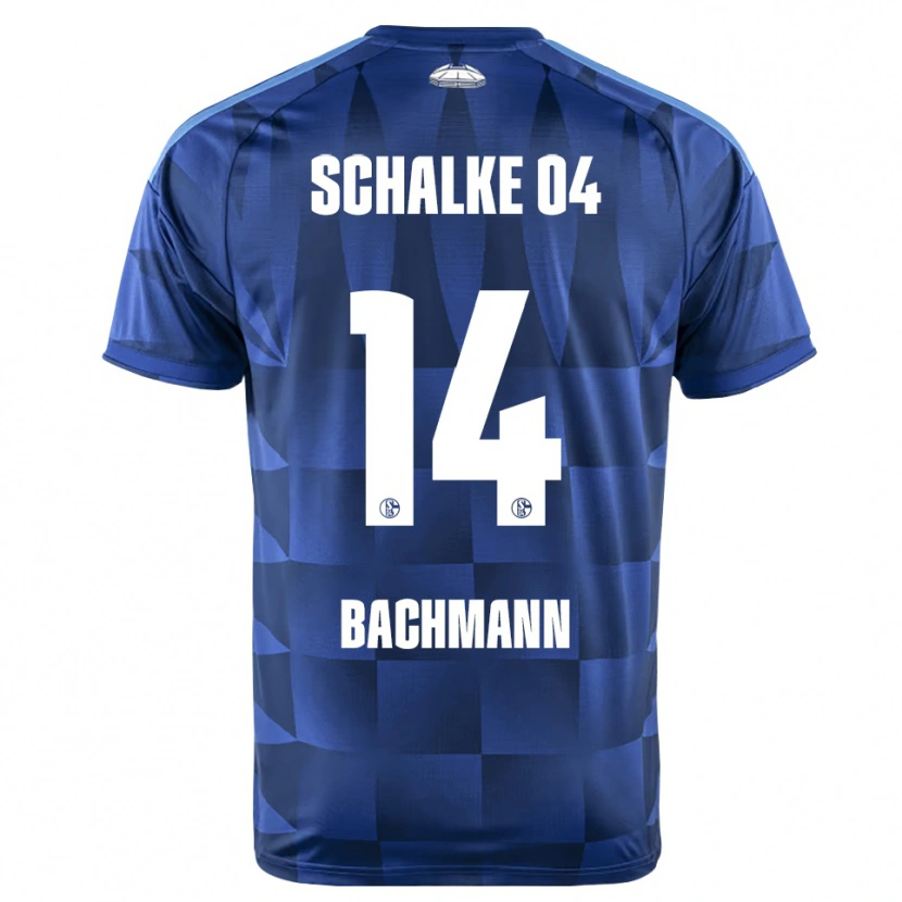 Danxen Kvinnor Janik Bachmann #14 Mörkblå Gul Vit Hemmatröja Matchtröjor 2026/27 Tröjor T-Tröja