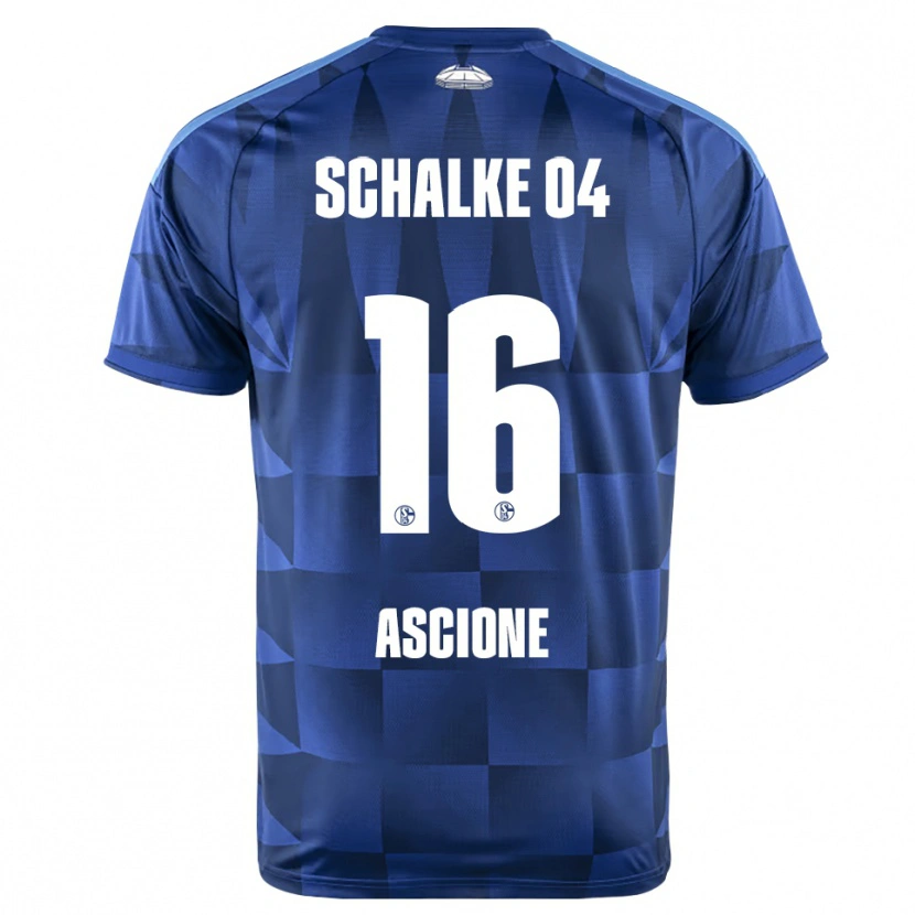 Danxen Kvinnor Marco Ascione #16 Mörkblå Gul Vit Hemmatröja Matchtröjor 2026/27 Tröjor T-Tröja