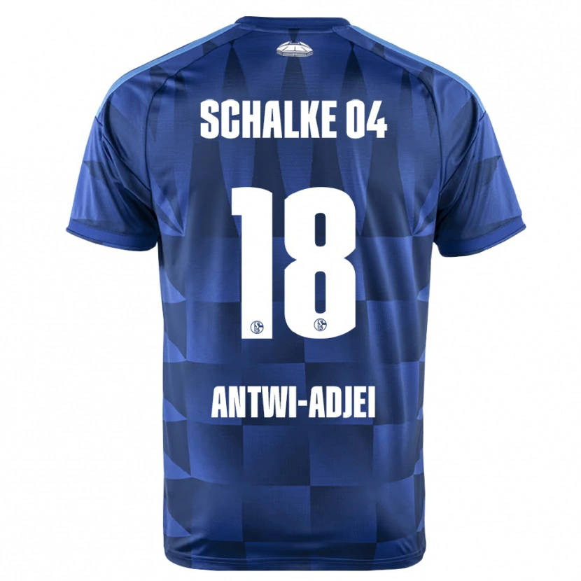 Danxen Kvinnor Christopher Antwi-Adjei #18 Mörkblå Gul Vit Hemmatröja Matchtröjor 2026/27 Tröjor T-Tröja
