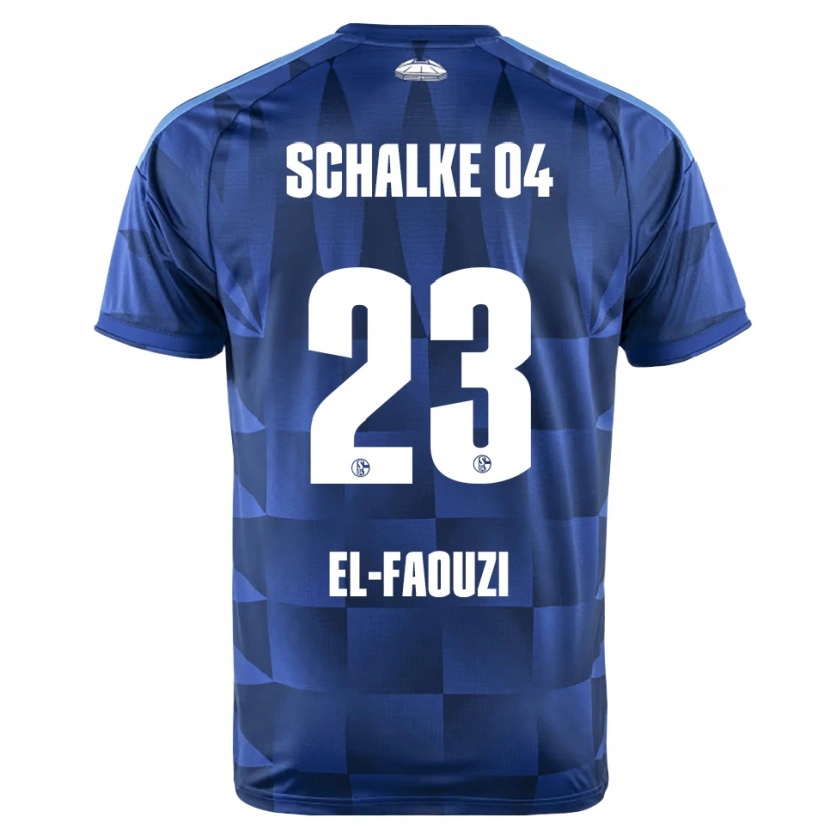 Danxen Kvinnor Soufiane El-Faouzi #23 Mörkblå Gul Vit Hemmatröja Matchtröjor 2026/27 Tröjor T-Tröja