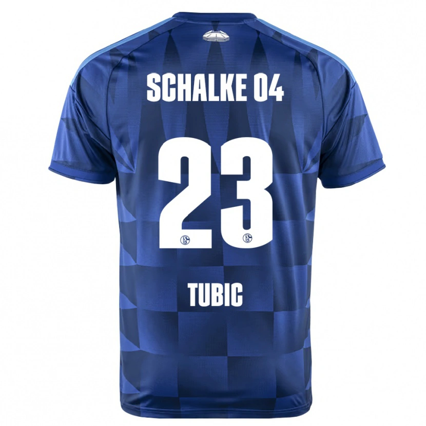 Danxen Kvinnor Malik Tubic #23 Mörkblå Gul Vit Hemmatröja Matchtröjor 2026/27 Tröjor T-Tröja