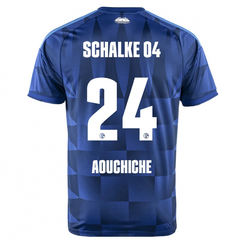 Danxen Kvinnor Adil Aouchiche #24 Mörkblå Gul Vit Hemmatröja Matchtröjor 2026/27 Tröjor T-Tröja