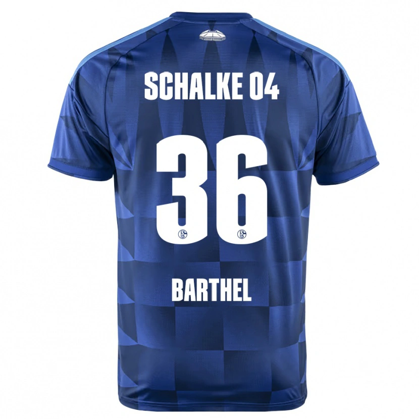 Danxen Kvinnor Niklas Barthel #36 Mörkblå Gul Vit Hemmatröja Matchtröjor 2026/27 Tröjor T-Tröja