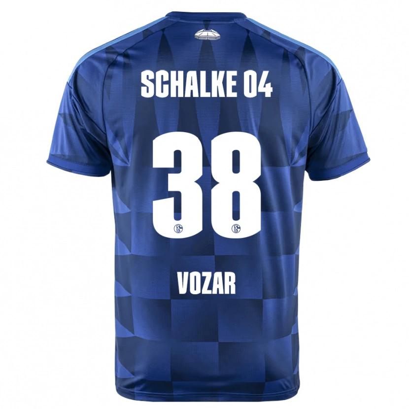 Danxen Kvinnor Luca Vozar #38 Mörkblå Gul Vit Hemmatröja Matchtröjor 2026/27 Tröjor T-Tröja