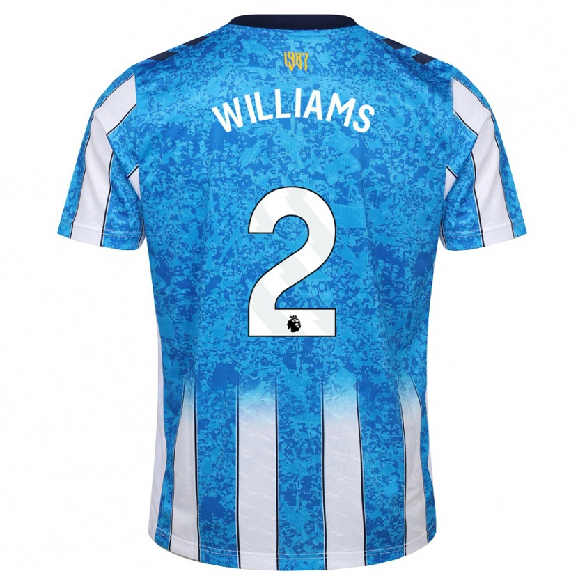 Danxen Kvinnor Thomas Williams #2 Vit Blå Orange Hemmatröja Matchtröjor 2026/27 Tröjor T-Tröja