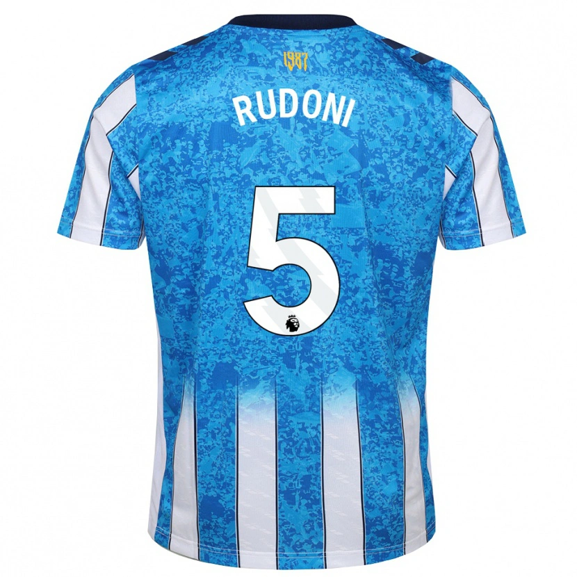 Danxen Kvinnor Jack Rudoni #5 Vit Blå Orange Hemmatröja Matchtröjor 2026/27 Tröjor T-Tröja