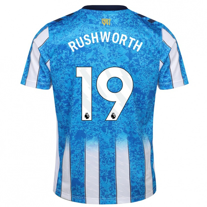 Danxen Kvinnor Carl Rushworth #19 Vit Blå Orange Hemmatröja Matchtröjor 2026/27 Tröjor T-Tröja