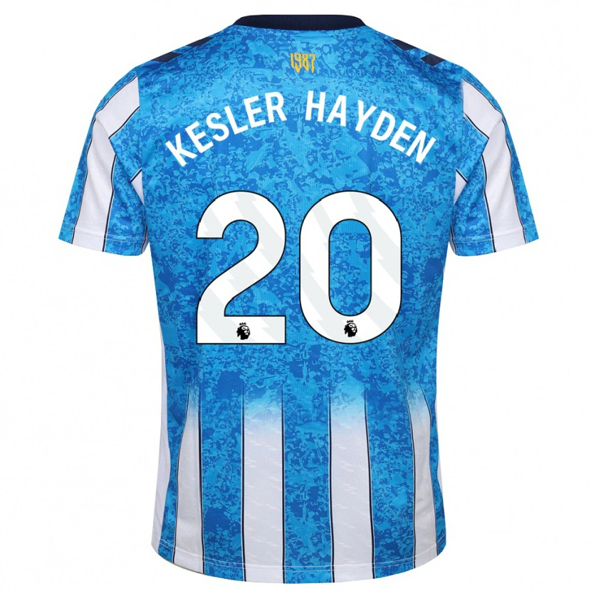 Danxen Kvinnor Kaine Kesler-Hayden #20 Vit Blå Orange Hemmatröja Matchtröjor 2026/27 Tröjor T-Tröja