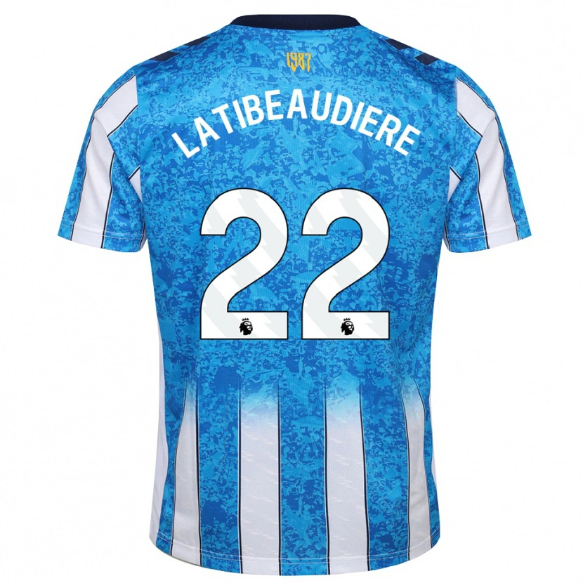 Danxen Kvinnor Joel Latibeaudiere #22 Vit Blå Orange Hemmatröja Matchtröjor 2026/27 Tröjor T-Tröja