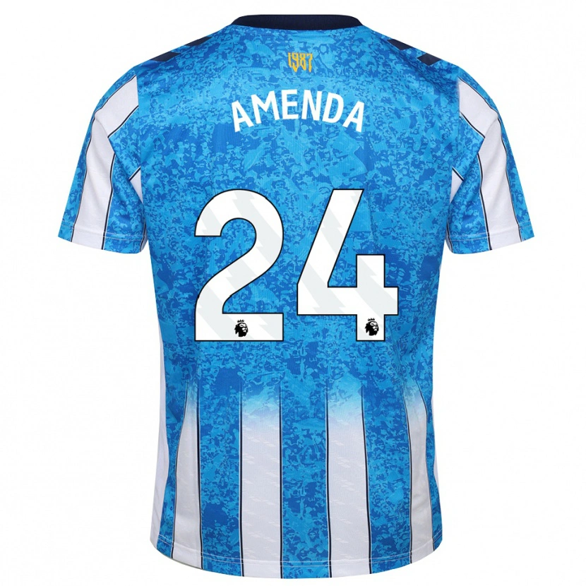 Danxen Kvinnor Aurèle Amenda #24 Vit Blå Orange Hemmatröja Matchtröjor 2026/27 Tröjor T-Tröja