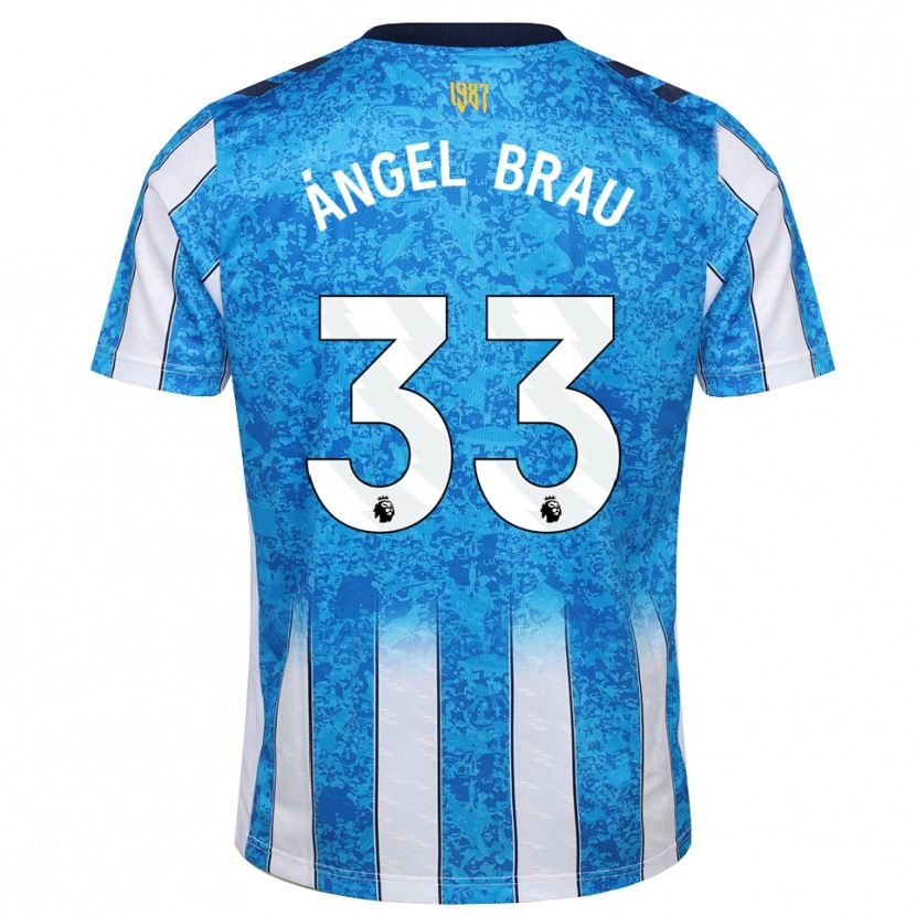 Danxen Kvinnor Miguel Ángel Brau #33 Vit Blå Orange Hemmatröja Matchtröjor 2026/27 Tröjor T-Tröja