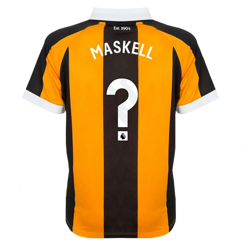 Danxen Kvinnor Alfie Maskell #0 Orange Svart Vit Hemmatröja Matchtröjor 2026/27 Tröjor T-Tröja