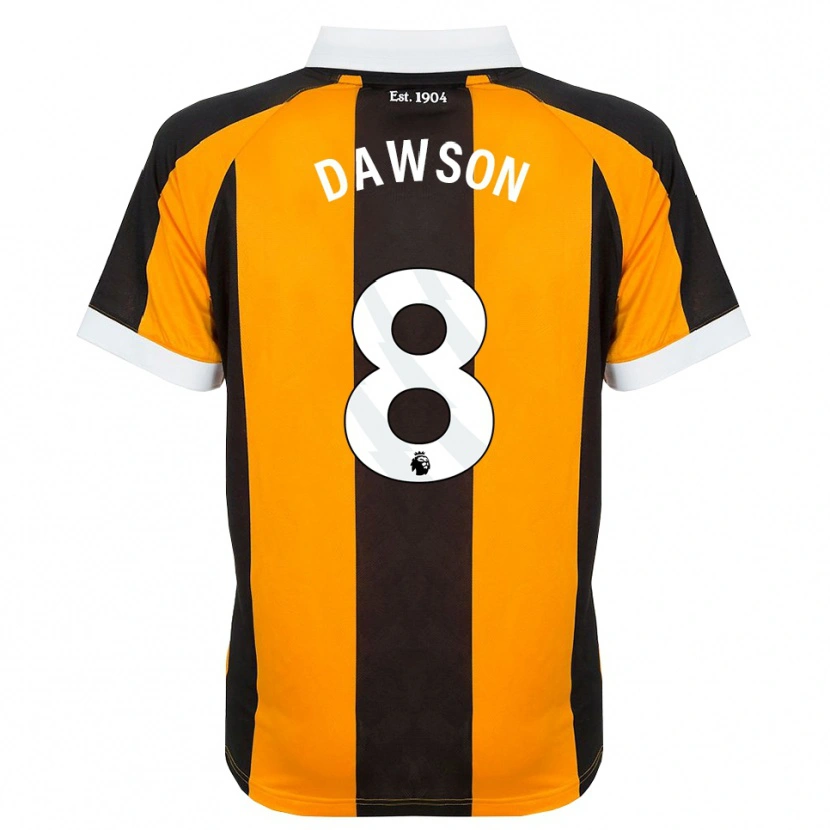 Danxen Kvinnor Lucas Dawson #8 Orange Svart Vit Hemmatröja Matchtröjor 2026/27 Tröjor T-Tröja