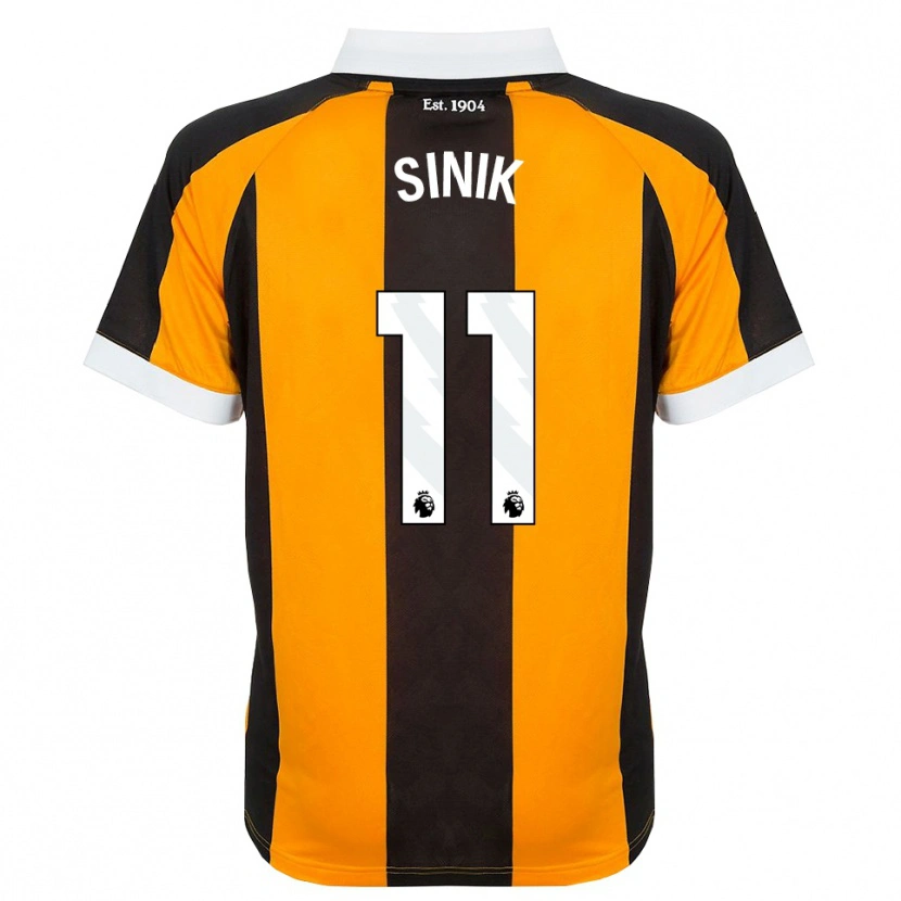 Danxen Kvinnor Doğukan Sinik #11 Orange Svart Vit Hemmatröja Matchtröjor 2026/27 Tröjor T-Tröja