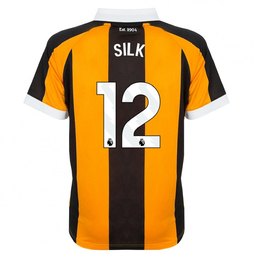 Danxen Kvinnor Reuben Silk #12 Orange Svart Vit Hemmatröja Matchtröjor 2026/27 Tröjor T-Tröja