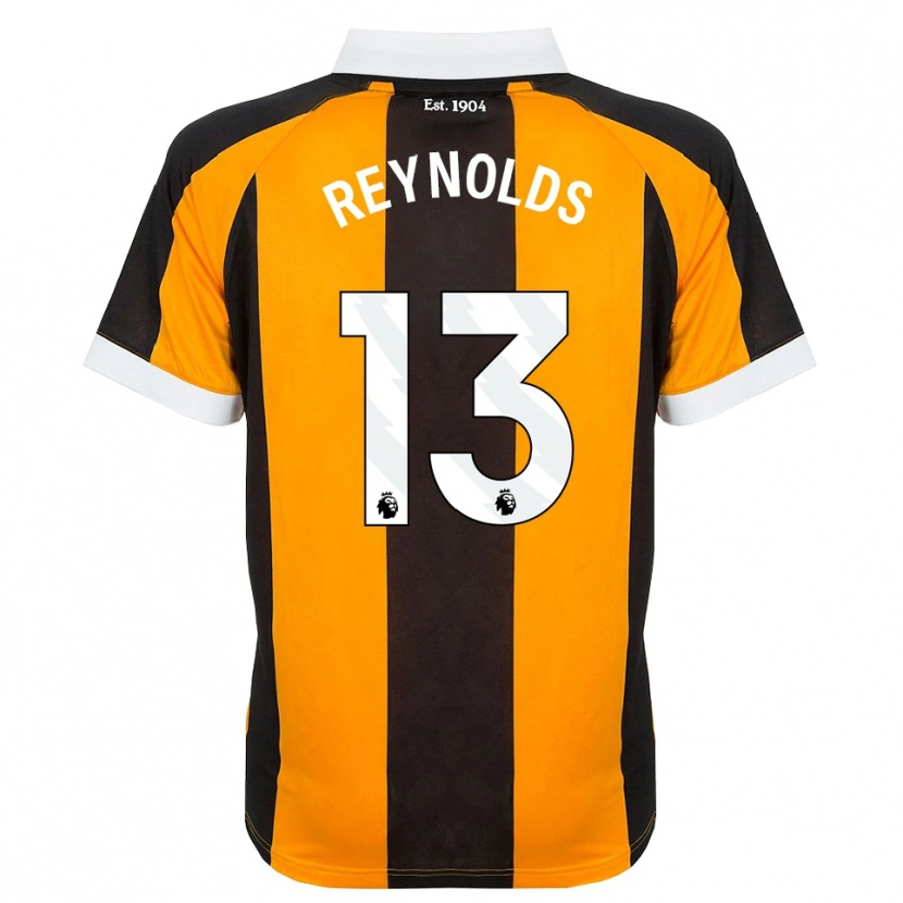 Danxen Kvinnor Kerr Reynolds #13 Orange Svart Vit Hemmatröja Matchtröjor 2026/27 Tröjor T-Tröja