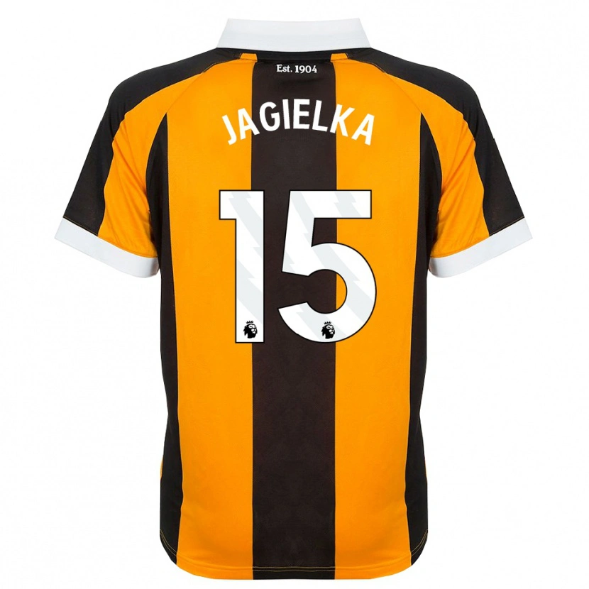 Danxen Kvinnor Zac Jagielka #15 Orange Svart Vit Hemmatröja Matchtröjor 2026/27 Tröjor T-Tröja