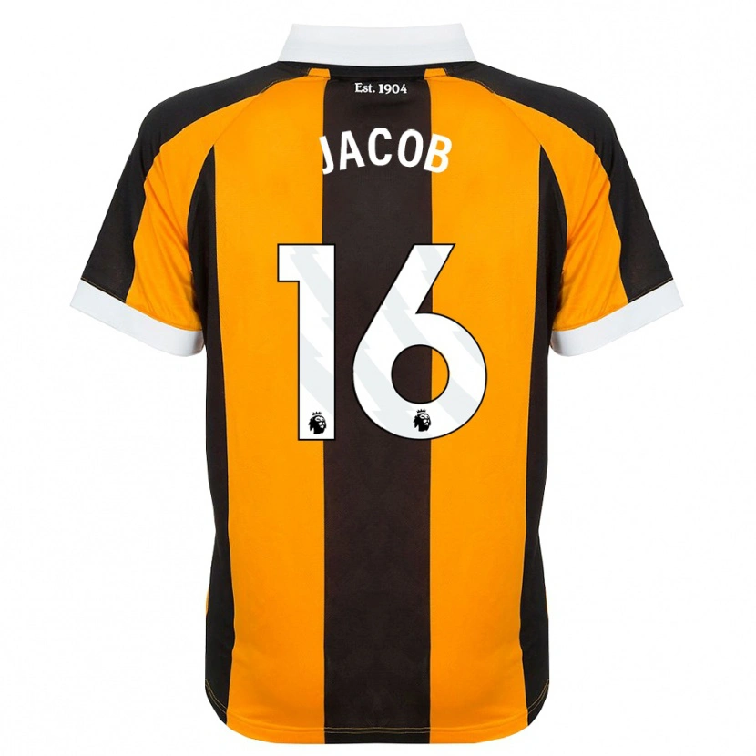Danxen Kvinnor Matty Jacob #16 Orange Svart Vit Hemmatröja Matchtröjor 2026/27 Tröjor T-Tröja
