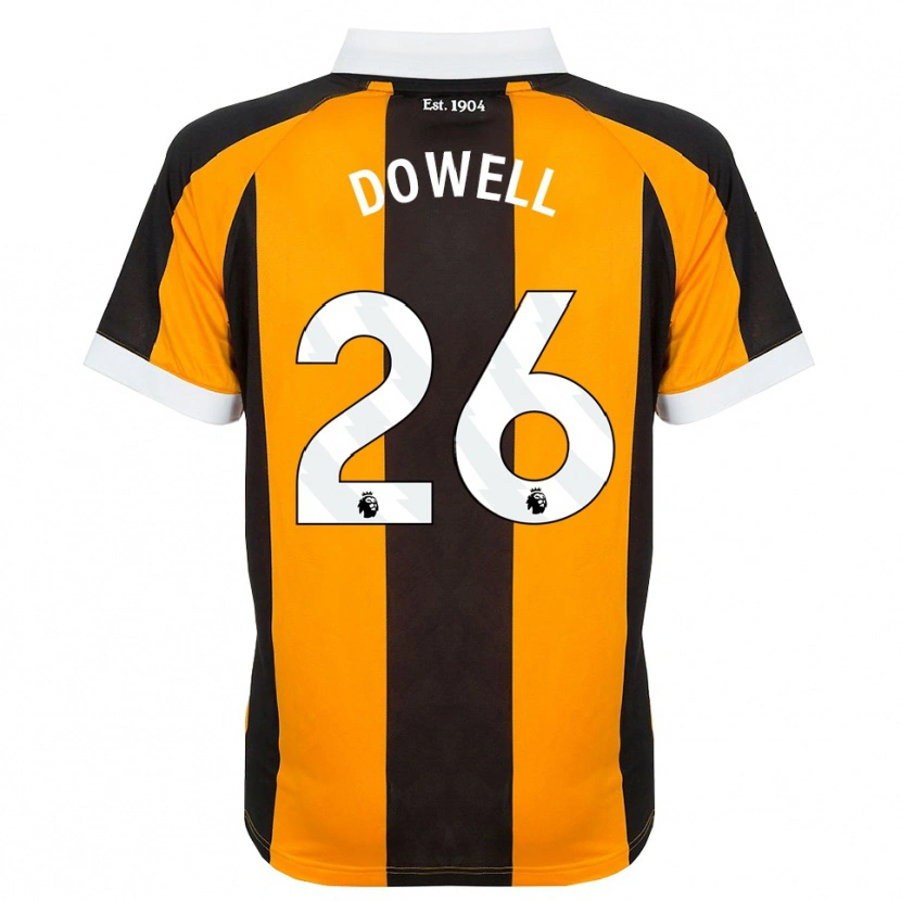 Danxen Kvinnor Kieran Dowell #26 Orange Svart Vit Hemmatröja Matchtröjor 2026/27 Tröjor T-Tröja