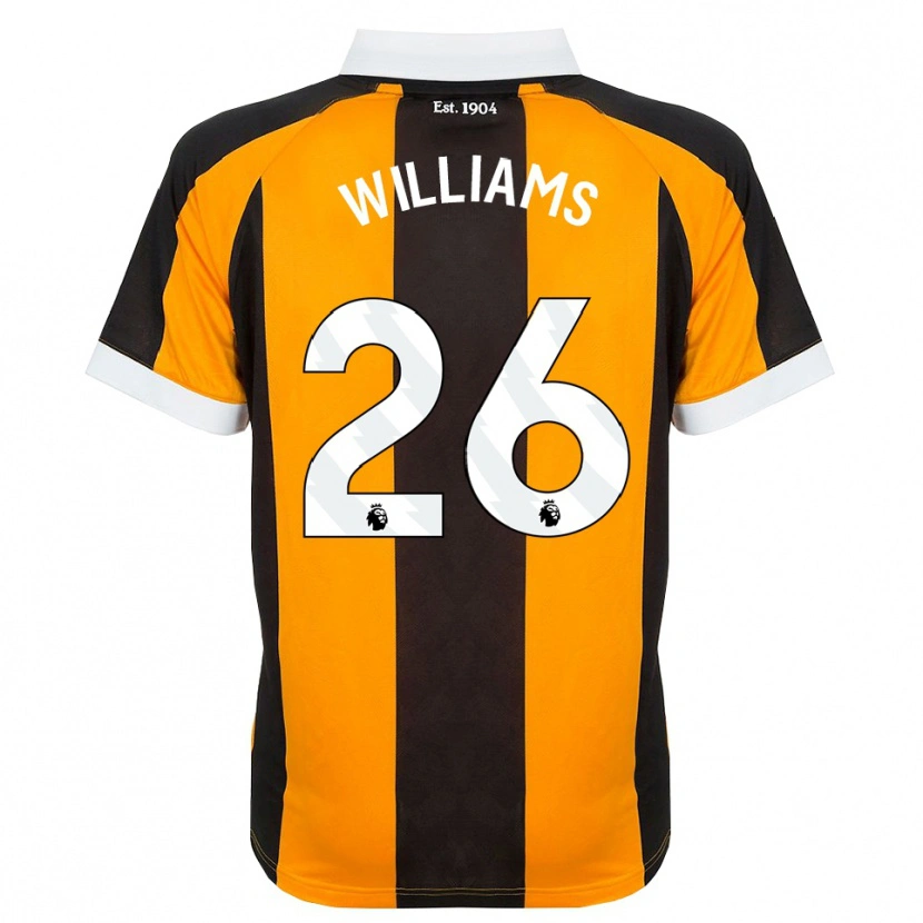 Danxen Kvinnor Annabel Williams #26 Orange Svart Vit Hemmatröja Matchtröjor 2026/27 Tröjor T-Tröja