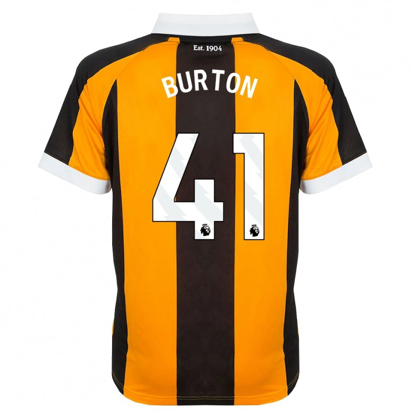 Danxen Kvinnor Jess Burton #41 Orange Svart Vit Hemmatröja Matchtröjor 2026/27 Tröjor T-Tröja