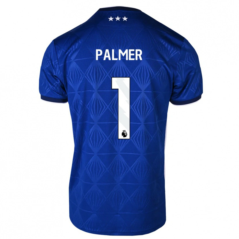 Danxen Kvinnor Alex Palmer #1 Mellanblå Vit Röd Hemmatröja Matchtröjor 2026/27 Tröjor T-Tröja