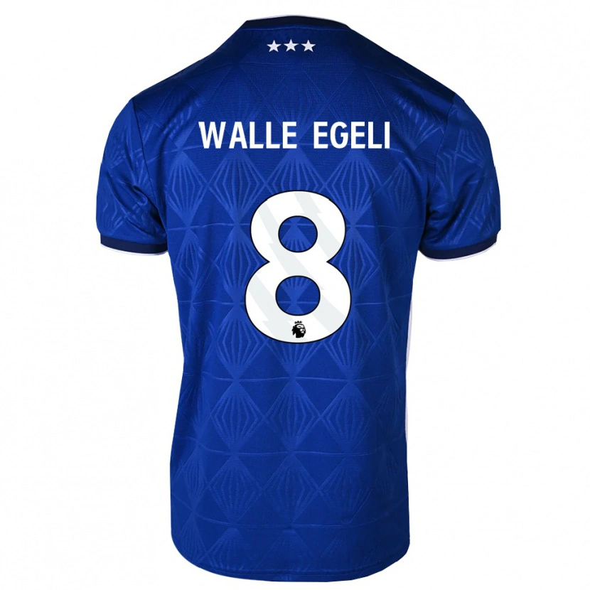 Danxen Kvinnor Sindre Walle Egeli #8 Mellanblå Vit Röd Hemmatröja Matchtröjor 2026/27 Tröjor T-Tröja