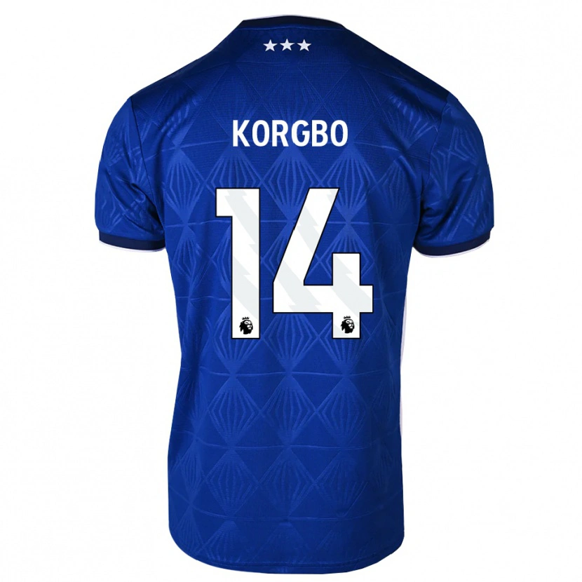 Danxen Kvinnor Kelvin Korgbo #14 Mellanblå Vit Röd Hemmatröja Matchtröjor 2026/27 Tröjor T-Tröja