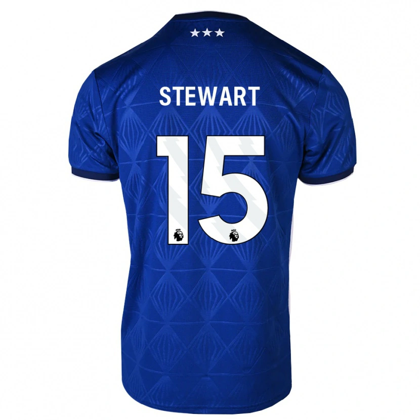 Danxen Kvinnor Callum Stewart #15 Mellanblå Vit Röd Hemmatröja Matchtröjor 2026/27 Tröjor T-Tröja