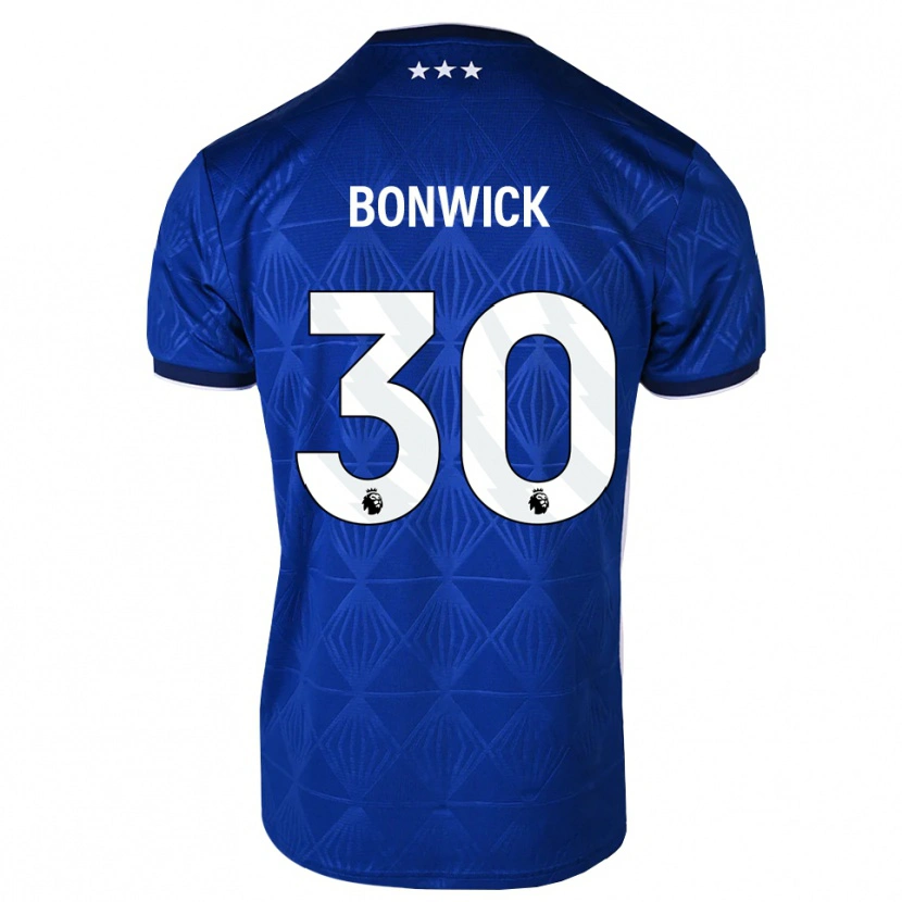 Danxen Kvinnor Kaci-Jai Bonwick #30 Mellanblå Vit Röd Hemmatröja Matchtröjor 2026/27 Tröjor T-Tröja